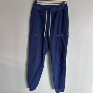 Fabletics scrub bottoms. On-Call Joggers. Navy Blue. Large TALL